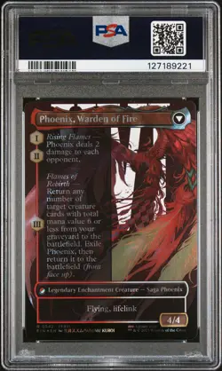 2025 MTG FINAL FANTASY JOSHUA, PHOENIX'S DOMINANT/PHOENIX, WARDEN OF FIRE PSA 10 - Image 2