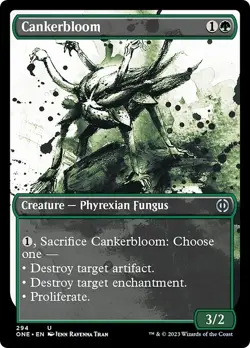 Showcase CANKERBLOOM x4 mtg NM-M Phyrexia All Will Be One 4 Unc - Image 1