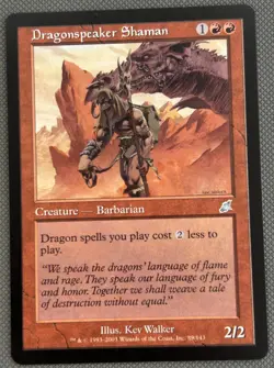 Dragonspeaker Shaman - Scourge - NM - Image 1