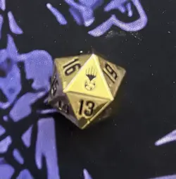Magic: The Gathering - Metal Spindown - D20 - Gold-2025 Atlanta MagicCon - Image 2
