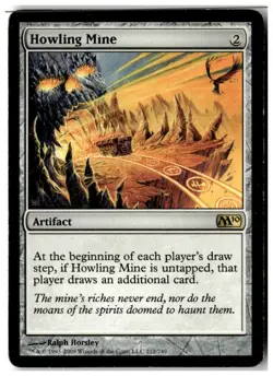 MTG Howling Mine - Core Set 2010 Moderately Played English - Image 1