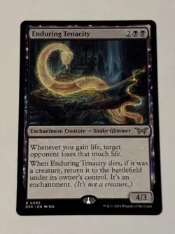 MTG Enduring Tenacity - Duskmourn: House Of Horror LP - Image 1