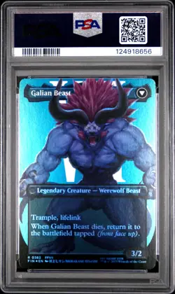 2025 MAGIC: THE GATHERING FINAL FANTASY GALIAN BEAST/VINCENT VALENTINE PSA 10 - Image 2