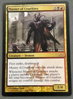 Magic The Gathering Master of Cruelties Dragon's Maze 82/156 Mythic Rare - NM - Image 1