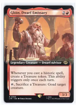 Gloin, Dwarf Emissary (Extended Art) Universes Beyond: the Lord of the Rings: - Image 1