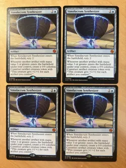 MTG Magic 1x Simulacrum Synthesizer Outlaws of Thunder Junction Big Score NM - Image 1