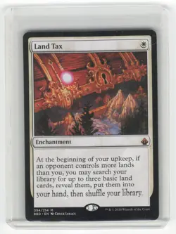 2018 Magic: The Gathering Land Tax Battlebond Mythic #94 - Image 1