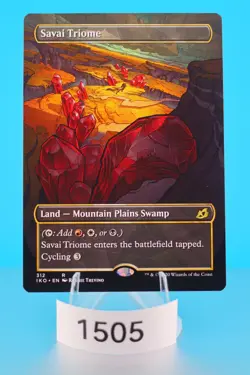 MTG Savai Triome (Showcase) Ikoria: Lair of Behemoths Regular #312 - Image 1