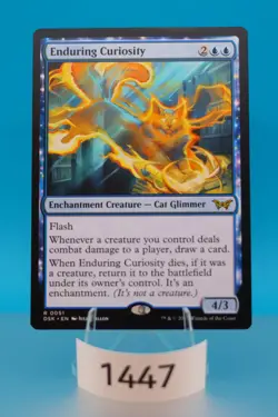 MTG Enduring Curiosity Duskmourn: House of Horror Regular #51 - Image 1