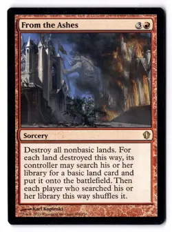 From The Ashes LP* Commander 2013 ENGLISH 108/356 mtg -UnltdCards - Image 1