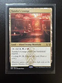 MTG - Xander's Lounge - SNC Streets of New Capenna 260/281 Base Rare - Image 1