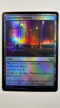 MTG Streets of New Capenna Waterfront District Foil 259/281 - Image 1