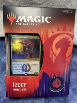 MTG Izzet Guild Kit Magic the Gathering SEALED ENGLISH Pin Ravnica League 630509699278 - Image 1