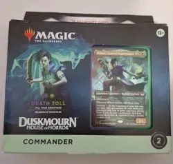 MTG Magic the Gathering Duskmourn: House of Horror Death Toll Commander Deck - Image 1