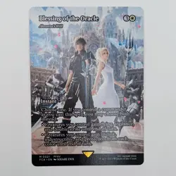 Blessing of the Oracle SHOWCASE MTG Rare Magic: The Gathering Final Fantasy FFXV - Image 1