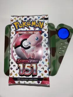 22.7g! HEAVY Pokemon TCG Scarlet & Violet POKEMON 151 Booster Pack From ETB - Image 1