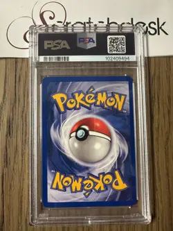 PSA 8 - Pokemon DARK MAGNETON 11/82 - TEAM ROCKET 1st Edition - Holo NEAR MINT - Image 2