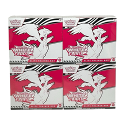 POKEMON TCG SCARLET & VIOLET WHITE FLARE ETB ELITE TRAINER BOX - LOT OF 4 - Image 1
