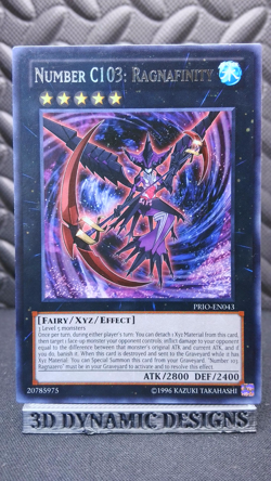 | Yugioh Number C103: Ragnafinity PRIO-EN043 Rare Primal Origin NM 🔥 | - Image 1