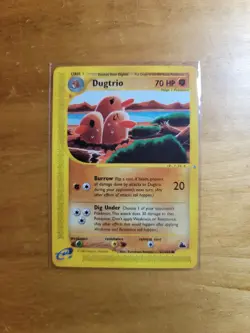 Dugtrio 52/144 Skyridge Regular 2003 Pokemon TCG Card NM - Image 1