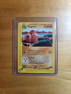 Dugtrio 52/144 Skyridge Regular 2003 Pokemon TCG Card NM - Image 3