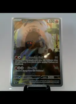 Pokemon TCG - Torkoal -Scarlet & Violet Twilight Masquerade Holo Card 172/167 IR - Image 1