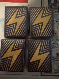 Surging Sparks Elite Trainer Box Card Sleeves (65 Sleeves) Lot of 4 NEW - Image 1