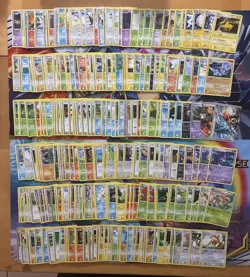 Vintage Pokemon Card Lot Raichu Gengar Meganium Entei & Suicune 250+ - Image 1