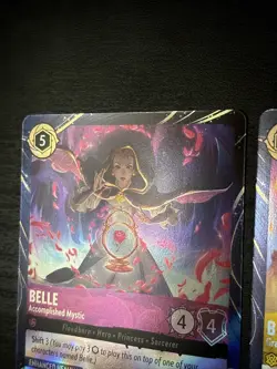 Disneyland Lorcana Exclusive Promos - set of Belle & The Beast Park Promo 2 Card - Image 4