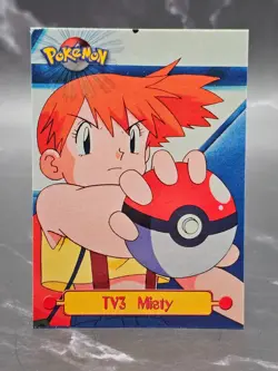 1999 Topps Pokemon TV Animation S1 Misty #TV3 Non-Foil Character Card - Image 1