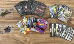 Dragamonz Cards Lot Of 108 Dragon Battle Card Game Mystic Grinez, 2 Translucent￼ - Image 1
