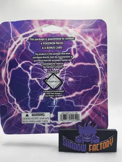 Pokemon TCG Lightning Set 4 Packs + 1 Card Factory Sealed, Fast Shipping! - Image 2