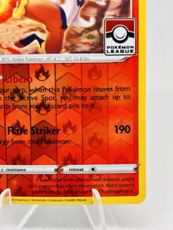 Cinderace ⭐ 034/202 - Reverse Holo - Pokemon League Stamped - Pokemon Card - Image 4
