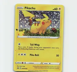 Pokemon Pikachu General Mills 25th Anniversary Stamped Holo Foil 🔥Promo Card🔥 - Image 1
