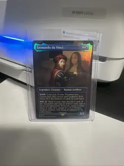 Leonardo da Vinci (Borderless) Universes Beyond: Assassin's Creed Foil - Image 1