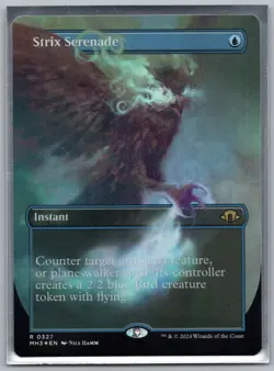 Strix Serenade (Borderless) FOIL - Modern Horizons 3 - MTG - Near Mint - Image 1