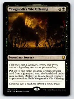 Yawgmoth's Vile Offering R Dominaria # 114 NM Normal - Image 1