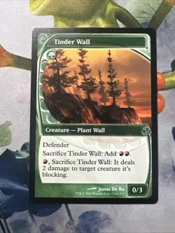 1x Tinder Wall- NM- Mystery Booster 2 (Future Sight)- Mtg Magic The Gathering - Image 1