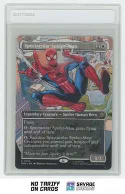 2025 MTG Magic Marvel's Spider-Man (Borderless) Spectacular Spider-Man #R 0014 - Image 1