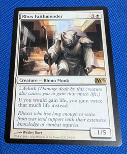 Rhox Faithmender, M13, Magic the Gathering, MTG - Image 1