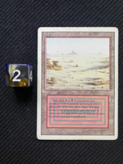 Badlands - Revised Edition - Dual Land - Vintage MTG - MP - Authentic - - Image 1
