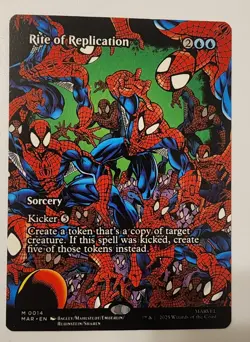 Mtg Spider-Man Rite Of Replication Borderless NM - Image 1