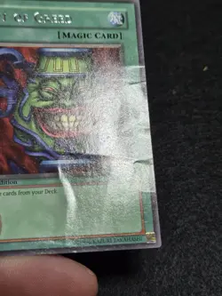 Pot of Greed - LOB-119 - Rare - 1st Edition - YuGiOh - DMG / HP - Image 4