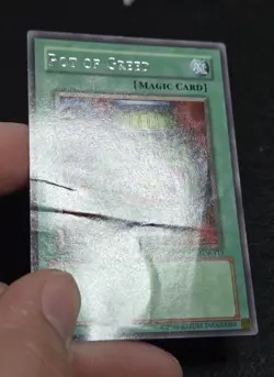 Pot of Greed - LOB-119 - Rare - 1st Edition - YuGiOh - DMG / HP - Image 5