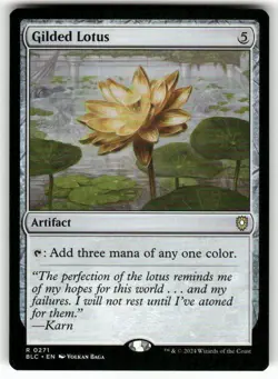 Gilded Lotus 271 NM MTG Commander: Bloomburrow Magic - Image 1