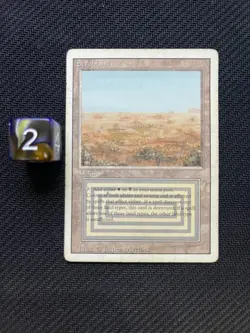 Scrubland - Revised Edition - Dual Land - Vintage MTG - MP - 1994 - Image 1