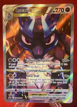 Lucario VSTAR SWSH291 Sword & Shield Promo Illustrator HNCL Pokemon TCG - Image 1
