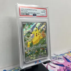 Pikachu #88 PSA 10 2024 Pokemon SV Black Star Promo Adventure Chest - Image 2