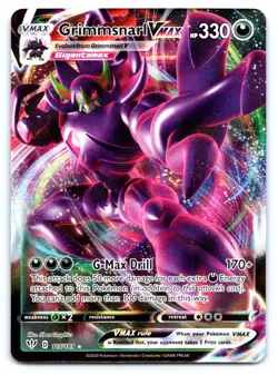 Grimmsnarl VMAX Pokemon Ultra Rare SWSH03: Darkness Ablaze 115/189 - Image 1