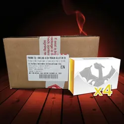 Pokemon Charizard UPC Ultra Premium Collection Case FACTORY SEALED (4 Boxes) - Image 1